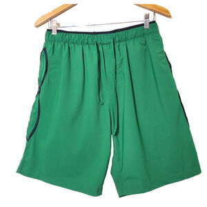 Brutal Buddha Shorts Athletic Workout Yoga Shorts Mens Large Green Built-in